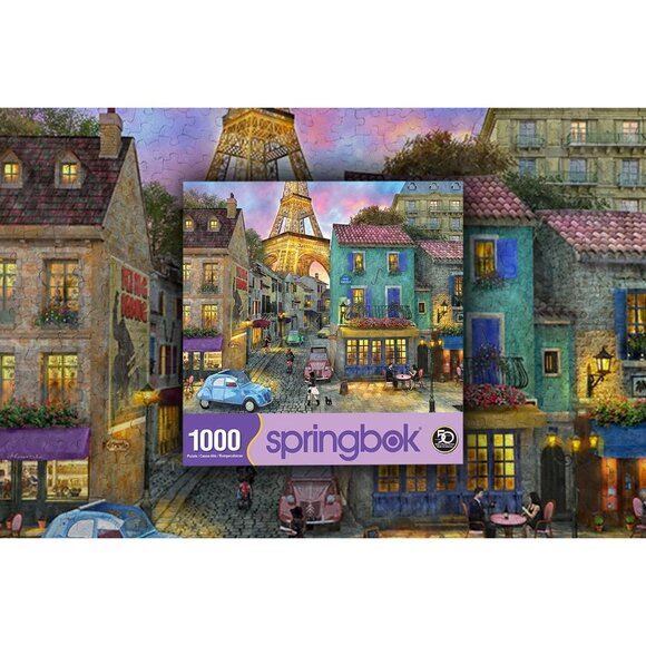 Springbok Puzzles Eiffel Magic 1000 Piece Jigsaw Puzzle 30" x 24" NEW SEALED - Picture 4 of 6